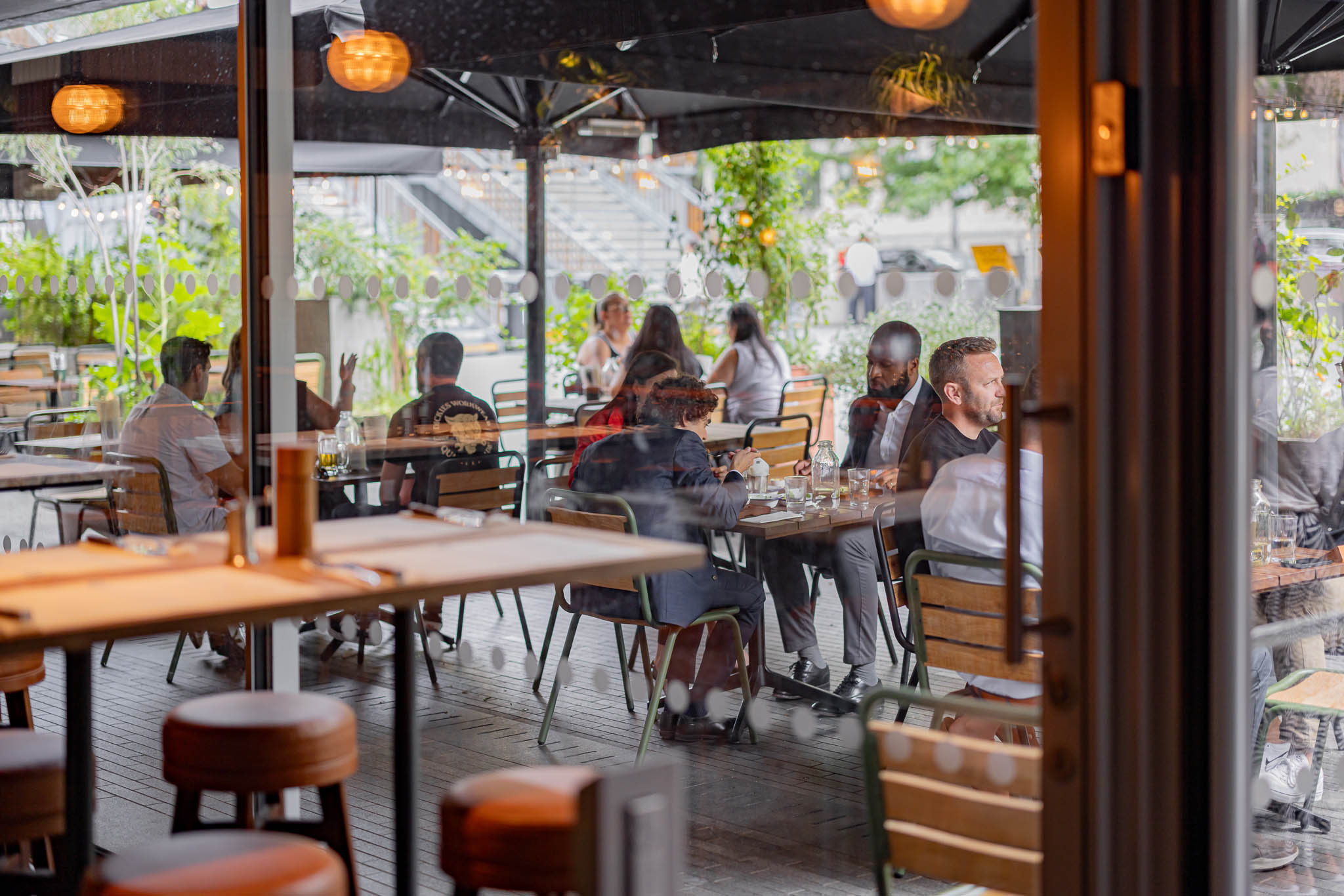 Flat Iron Southbank outdoor seating